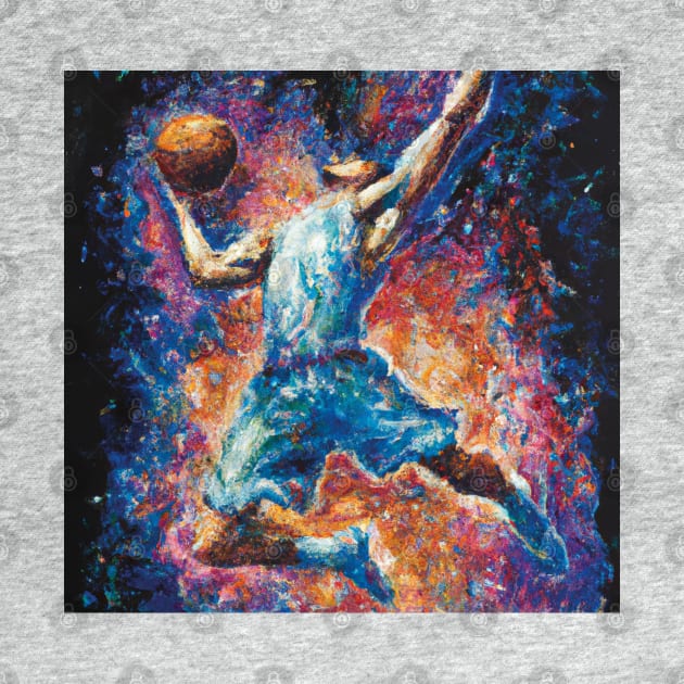 Road to Victory: Basketball Shirt to Warm Up the Game by Arymah Artworks